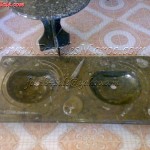 double marble wash basin, wash basin, for sale, buy, shop, maroc, marble, bathroom wash basins, countertop wash basins, wash hand basin