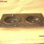 bathroom wash basins, countertop wash basins, wash hand basin, double marble wash basin, wash basin, for sale, buy, shop, maroc, marble